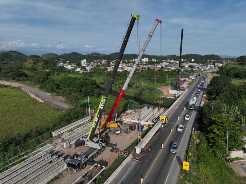 Geize Transportes na BR-493: Gigantes de Aço Acelerando a Duplicação Magé-Manilha